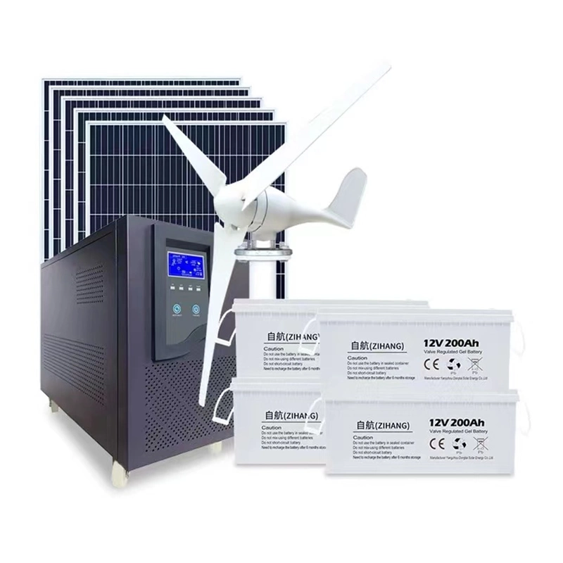 All Day Long Hybrid System Solar Power Generator Wind Turbine off Grid All in One 20000W Green Power Electricity Generator