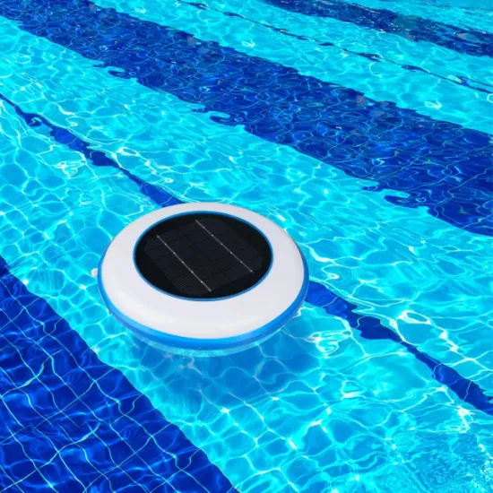 Attrezzature per depuratore d'acqua galleggiante per piscina Pulitore per piscina Ionizzatore solare per piscina