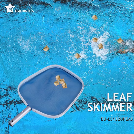 Skimmer per foglie in alluminio Starmatrix per la pulizia della piscina