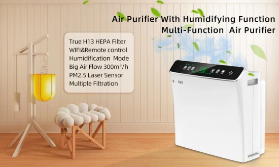 Detergente per purificatore d'aria interno personalizzato con generatore di ozono solare per serbatoio d'acqua con sterilizzazione UV personalizzata